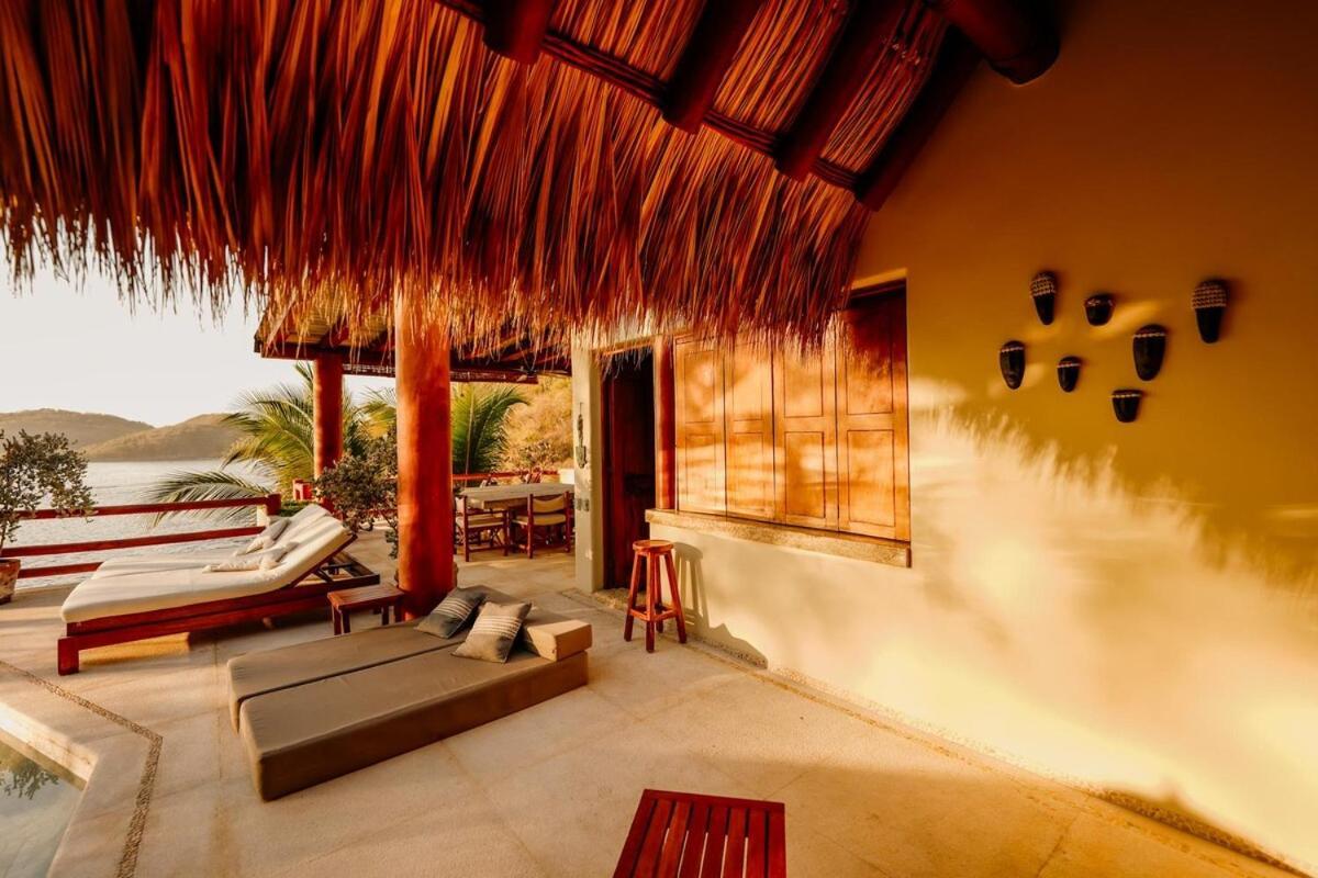 Dream Villa With Private Beach And Catering Zihuatanejo Luaran gambar