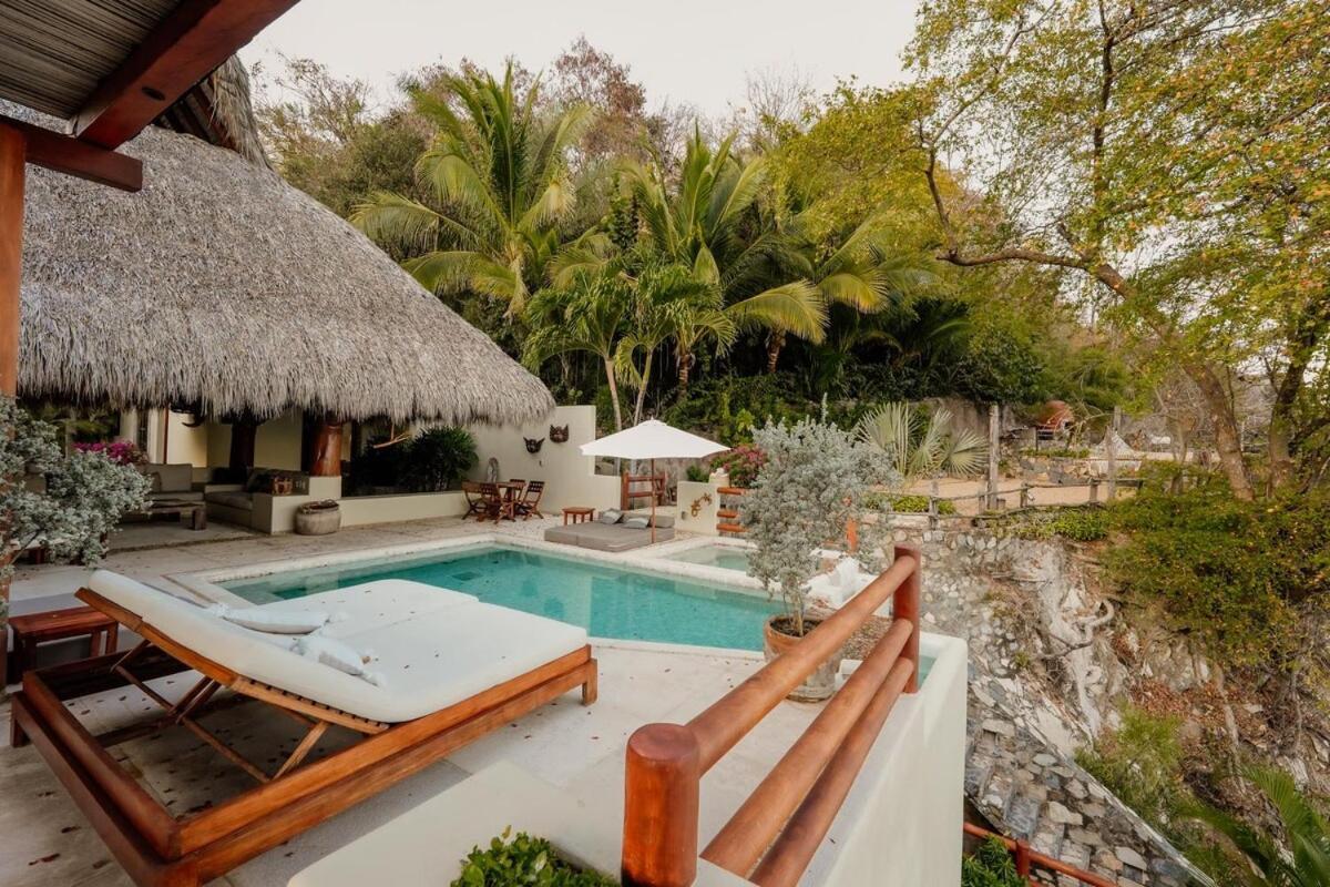 Dream Villa With Private Beach And Catering Zihuatanejo Luaran gambar