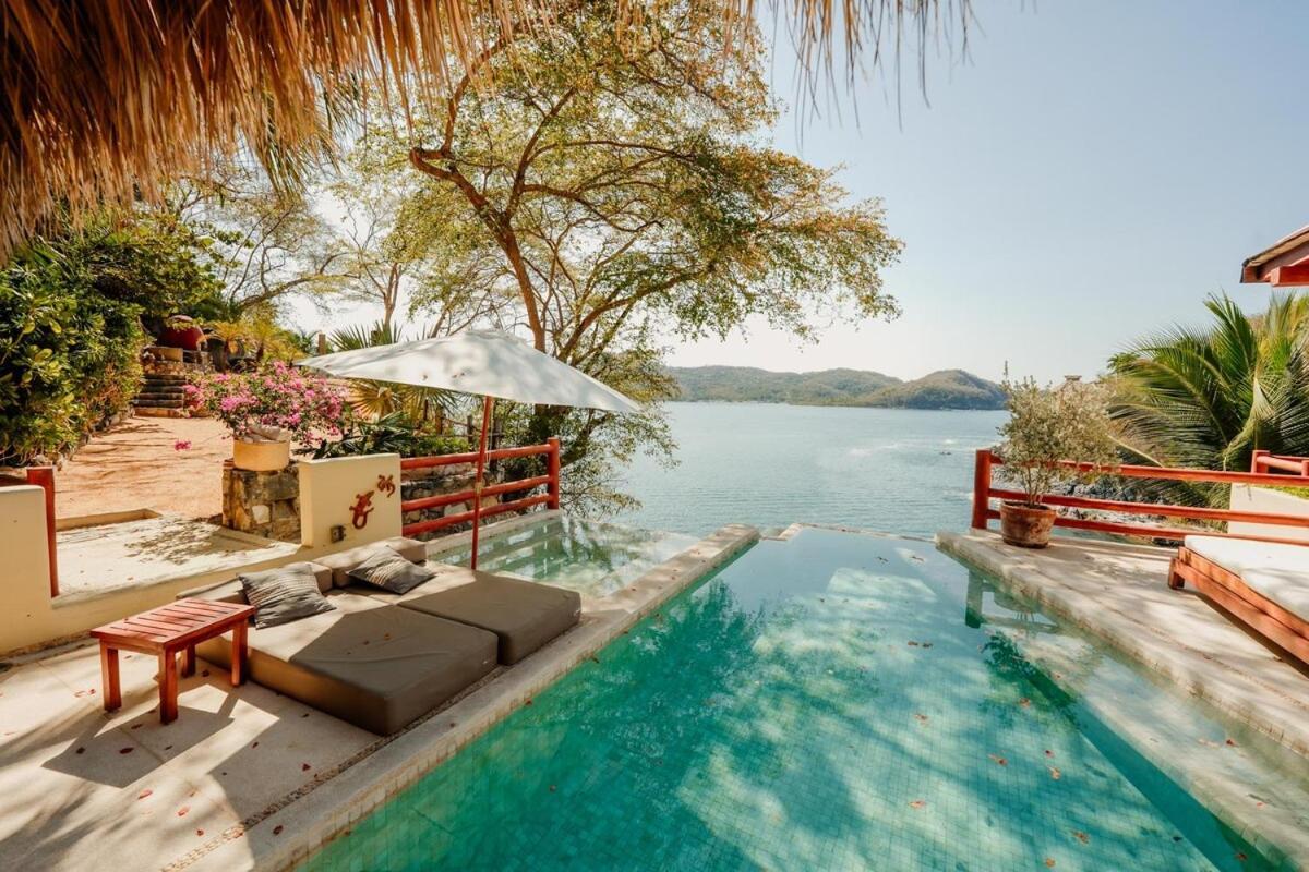 Dream Villa With Private Beach And Catering Zihuatanejo Luaran gambar